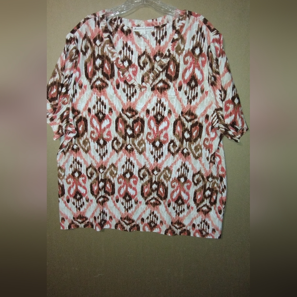 Women's Multicolor Patterned Top
